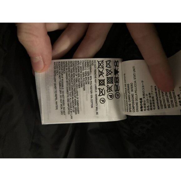 Canada Goose Navy Fur Edgewood Parkas - Picture 3 of 5